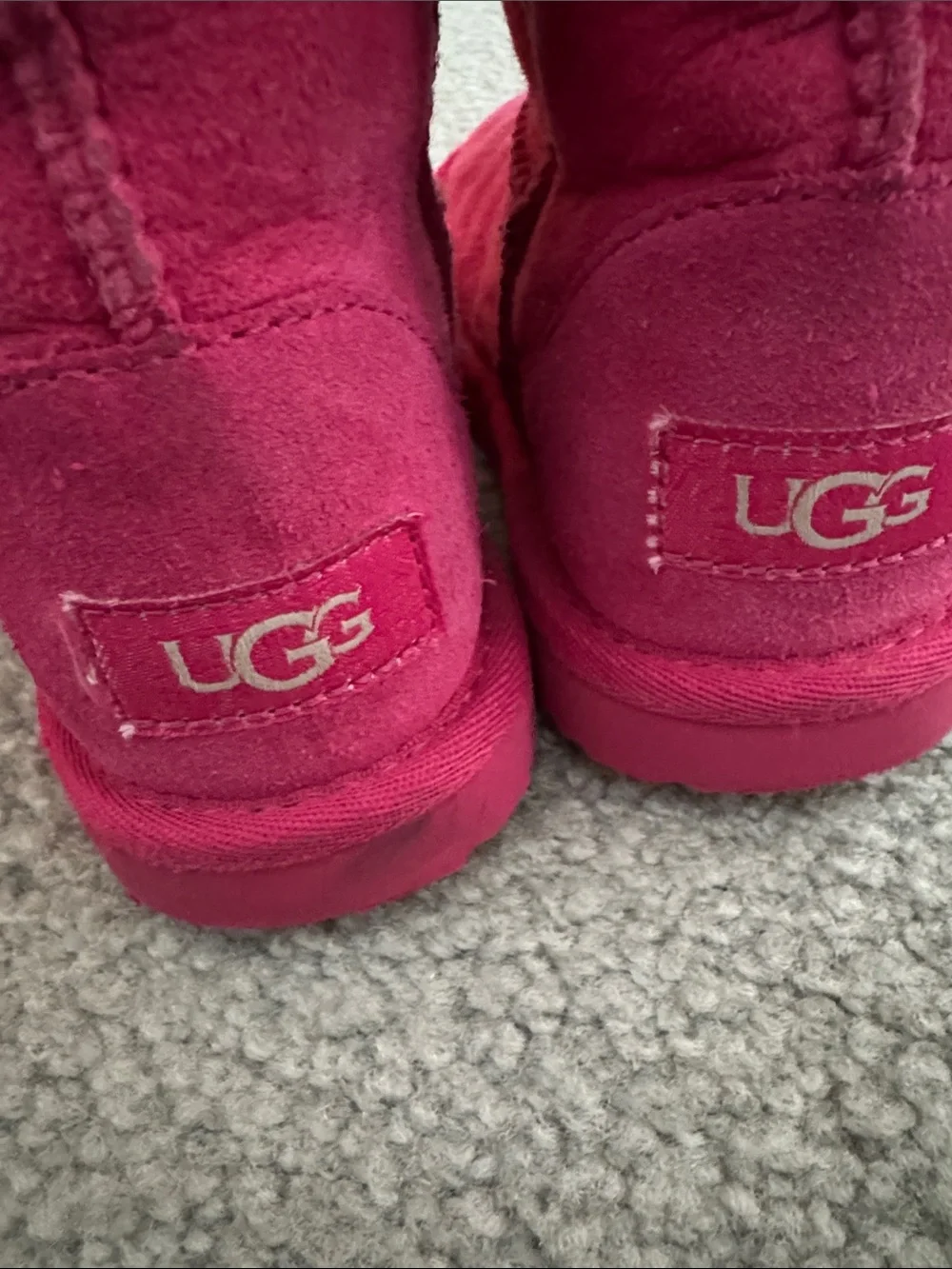 UGG Kids Hot Pink Classic Short Boot